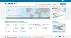 Desktop Screenshot of funiber.org.ec